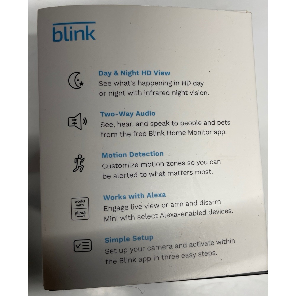 Blink Mini‎ Indoor Plug-In HD  Security Camera - Picture 4 of 4